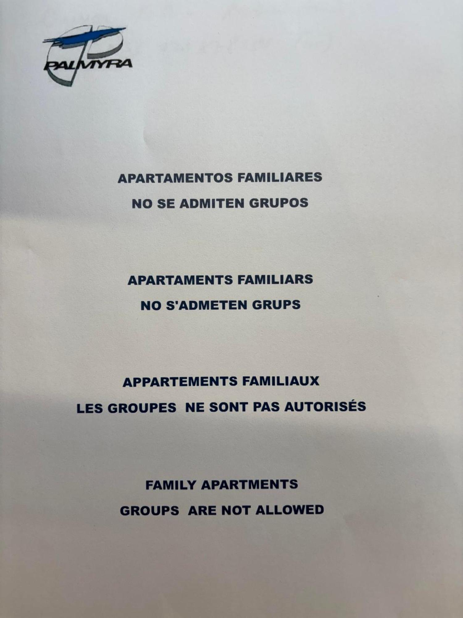 Apartamentos Paradis Palmyra Σαλού Εξωτερικό φωτογραφία